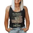 My Favorite Veteran Is My Mom Army Military Veterans Day Women Tank Top