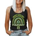 February 29Th Leap Day Frog Rainbow Matching Leap Year 2024 Women Tank Top