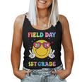 Field Day 2024 1St Grade Smile Face Teacher Field Trip Women Tank Top