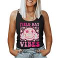 Field Day Vibes Fun Day Field Trip Groovy Teacher Student Women Tank Top