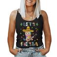 Lets Fiesta Dancing Mexican Unicorn Cinco De Mayo Girl Women Women Tank Top