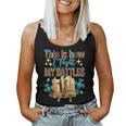 This Is How I Fight My Battles Leopard Cross Christian Jesus Women Tank Top