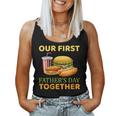 Our First Father's Day Together 2024 New Dad Father Son Women Tank Top