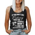 Fishing Fish Hunting Saying Sarcastic Fisherman Women Tank Top