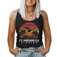 Fort Ft Lauderdale Florida Fl Beach Vintage Retro Women Tank Top