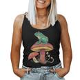 Frog Mushroom Animal Motif Woman Man Mushrooms Animal Women Tank Top