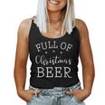 Full Of Christmas Beer And Christmas Cheer Couple Matching Women Tank Top