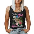 Fun Just A Girl Who Loves Turtles And Girls Cute Women Tank Top