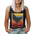 Chicken Butt Guess What Retro Vintage Chicken Thigh Women Tank Top