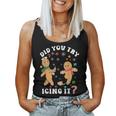 Christmas Nurse Gingerbread Man Did You Try Icing It Women Tank Top