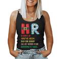 Christmas Party Hr Knows If You've Been Bad Or Good Women Tank Top