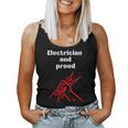 Electrician And Proud Fathers Day Women Tank Top