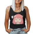 Emotion Smile Heh A Cute Girl For Family Holidays Women Tank Top