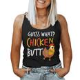 Guess What Chicken Butt Farmer Love Chickens Women Tank Top