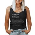 Property Manager Definition Women Women Tank Top