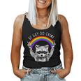 Raccoon Be Gay Do Crime Rainbow Lgbtq Pride Gay Racoon Women Tank Top