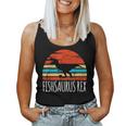 Saying Fishsaurus Dinosaurs Fishing Sarcasm Men Women Tank Top