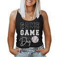 Game Day Vibes Girls Mom Baseball Life Women Tank Top