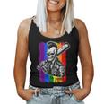 Be Gay Do Crime Skull Queer Punk Queercore Rainbow Flag Meme Women Tank Top