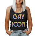 Gay Icon Legend Rainbow Flag Pride Lgbt Meme Queer T-S Women Tank Top