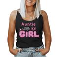 Gender Reveal Auntie Says Girl Baby Matching Family Costume Women Tank Top