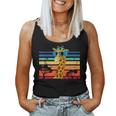 Giraffe With Sunglasses Giraffe Lover Zoo Animal Wildlife Women Tank Top