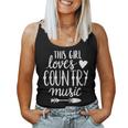 This Girl Loves Country Music Country Music Lover Women Tank Top