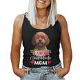 Goldendoodle Mom Mama Sunglasses Flower Dog Lover Owner Women Tank Top