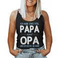 Granddaughter Oma Weltbester Ich Habe Zwei Titel Papa Und Opa Tank Top Frauen