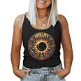 Groovy Hippy Total Solar Eclipse 2024 Totality Women Tank Top