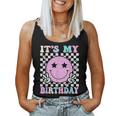 Groovy It's My Birthday Ns Girls Smile Face Bday Women Tank Top
