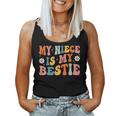 Groovy My Niece Is My Bestie Aunt And Niece Matching Women Tank Top