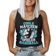 Handballer Handballer Cool Girls Play Handball Tank Top Frauen