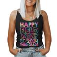 Happy Field Day 2024 Third Grade Field Trip Fun Day Tie Dye Women Tank Top