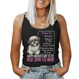 Happy Mother's Day To The Best Shih Tzu Mom Shih Tzu Mommy Women Tank Top