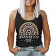 Happy Pi Day Mathematic Math Teacher Leopard Rainbow Women Tank Top