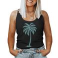 Hawaiian Beach Summer Tropical Vacation Palm Tree Women Tank Top