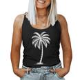 Hawaiian Beach Summer Vacation Palm Tree Women Tank Top