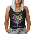 Hometown Rainbow Pride Heart Someone In Tampa Loves Me Women Tank Top