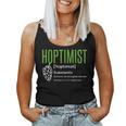 Hoptimist For Beer Lovers Craft Beer Tank Top Frauen