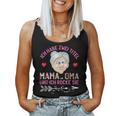 Ich Habe Zwei Titel Mama Und Oma Mother's Day Grandma S Tank Top Frauen