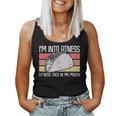 I'm Into Fitness Taco In My Mouth Youth Food Meme Women Tank Top