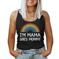 I'm Mommy She's Mama Lesbian Mom Gay Pride Lgbt Mother Women Tank Top