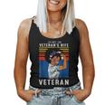 I'm Not The Veteran's Wife I Am The Veteran American Flag Women Tank Top