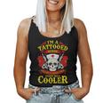 I'm A Tattooed Nurse Cooler Skull Roses Rn Lpn Women Tank Top