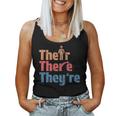 Their There They're English Teacher Gramma Police Women Tank Top