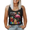 It's My 52Th Birthday Cute Flamingo Colorful Costume Family Women Tank Top