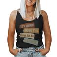 It's Weird Being The Same Age As Old People Retro Vintage Women Tank Top