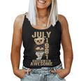 July 43Th Birthday 1981 Awesome Teddy Bear Women Tank Top