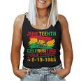 Junenth Celebrating Black Freedom 1865 African Men Women Tank Top